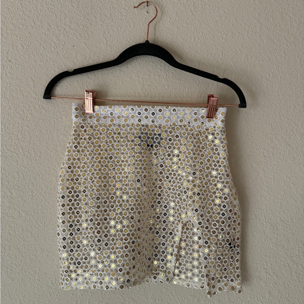 Eastnwest label skirt